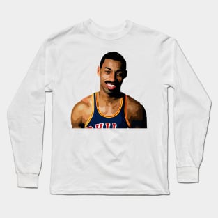 Wilt Chamberlain of the Philadelphia Warriors Long Sleeve T-Shirt